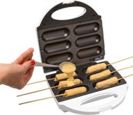 🌭 ultimate hot dog on a stick maker - delicious corn dogs, cheesy sticks, cake pops, and more - complete with mouthwatering recipes logo