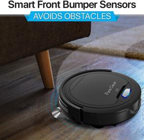 img 1 attached to 🤖 SereneLife Robot Vacuum Cleaner - Upgraded Lithium Battery for 90 Min Run Time - Ideal for Carpet and Hardwood Floor Cleaning - PUCRC26B