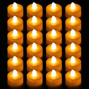 img 2 attached to 🕯️ 24-Pack Flameless LED Tea Light Candles