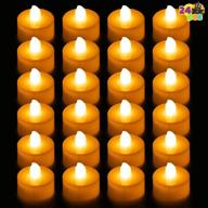 🕯️ 24-pack flameless led tea light candles логотип