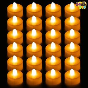 img 4 attached to 🕯️ 24-Pack Flameless LED Tea Light Candles