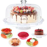 🍽️ enhance your dessert display with the versatile multi functional dessert platter lily gray logo