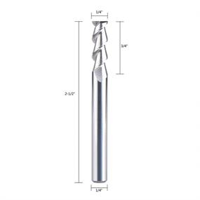 img 2 attached to 🔪 SpeTool Carbide Aluminum Plastics Flutes: Superior Cutting Performance for Precision Machining