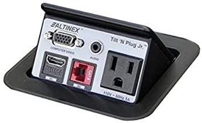 img 3 attached to 🔌 Altinex Tilt N Plug Jr. TNP-128: Гибридный аналоговый и цифровой видео-энергетический центр данных