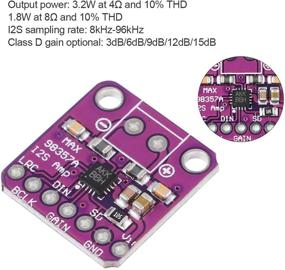 img 3 attached to MakerHawk MAX98357 I2S Audio Amplifier Module: Filtering Class D Amplifier for ESP32 & Raspberry Pi