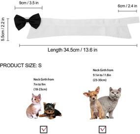 img 1 attached to 🎀 Stylish ZTON Handcrafted Adjustable Bowtie Collar Neck Tie - Perfect for Little Puppies during Christmas!