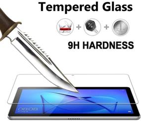 img 3 attached to 🛡️ Vastking Kingpad SA10 Tablet Screen Protector - Tempered Glass [Anti-Fingerprints] [Touch Sensitive] 9H Hardness Protective Film for Vastking Tablet Kingpad SA10