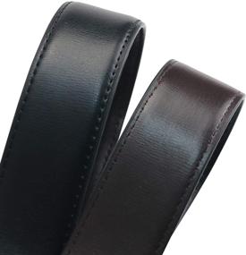 img 1 attached to Reversible Leather Casual Belts for Men - Maikun Men's Accessories
