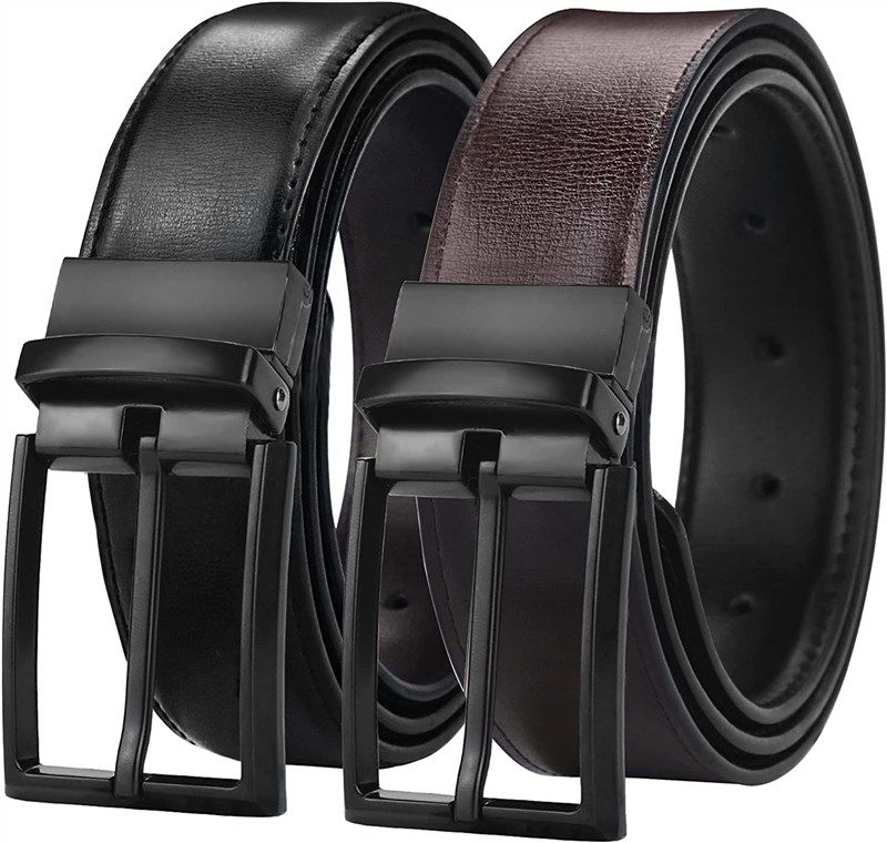 maikun reversible leather casual reverse men's accessories for belts 标志