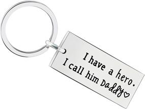 img 4 attached to 🔑 Stylish Key Chain for Men - Ideal Gift for Dad & Papa