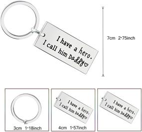 img 2 attached to 🔑 Stylish Key Chain for Men - Ideal Gift for Dad & Papa