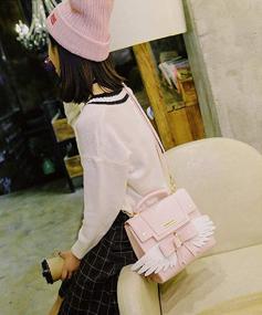 img 1 attached to 🌸 GK-O Card Captor Kinomoto Sakura Wings Handbag: Cute Lolita Girls Shoulder Bag in Kawaii Japanese Style
