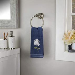 img 1 attached to Saturday Knight Farm Hydrangea Hand Towel Set, Blue - SKL Home, Size 16 x 25 Inches