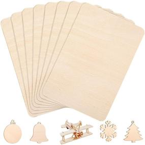 img 4 attached to 🌲 8 Pieces of 300 x 200 x 1.6mm Unfinished Basswood Sheets - Ideal for Home Crafts, Pyrography Art, and DIY Painting Projects