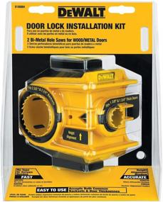 img 3 attached to 🔑 D180004 DEWALT Door Lock Installation Kit: Bi-Metal Tool for Effortless Lock Installation