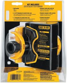 img 2 attached to 🔑 D180004 DEWALT Door Lock Installation Kit: Bi-Metal Tool for Effortless Lock Installation