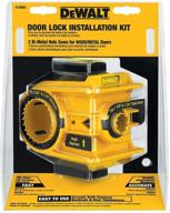 🔑 d180004 dewalt door lock installation kit: bi-metal tool for effortless lock installation logo