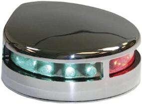 img 1 attached to Enhanced Visibility: SeaSense LED Combination Stainless Steel Bow Light, 12 Volt