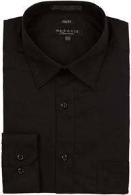 img 1 attached to Marquis Slim Fit Dress Shirt Men's Clothing in Shirts