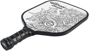 img 3 attached to 🏓 Upstreet Graphite Honeycomb Composite Pickleball Paddle - Includes Racket Cover