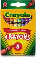 мелки crayola, школьные принадлежности, классические цвета, упаковка из 8 логотип