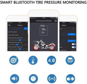 img 2 attached to 📱 3T6B Блютуз TPMS для мотоцикла: Мобильное приложение для контроля давления в шинах