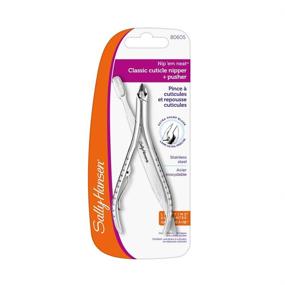 img 2 attached to 💅 Инструменты для красоты Sally Hansen: Nip'em Neat-Cuticle Nipper, Пушер, Половина-челюсть | Точное лезвие для безопасного ухода за кутикулой.