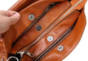 img 1 attached to 👜 Kenoor Women's Leather Shoulder Handbags & Crossbody Wallets