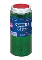 🧪 16-ounce jar of green pacon p0091760 spectra glitter sparkling crystals logo