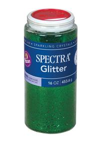 img 3 attached to 🧪 16-Ounce Jar of Green Pacon P0091760 Spectra Glitter Sparkling Crystals