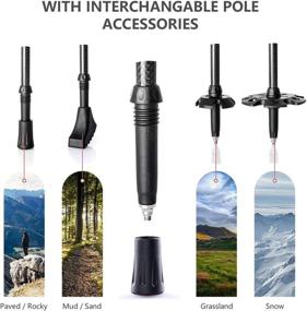img 1 attached to Naturehike Trekking Poles Collapsible Shock Absorbent