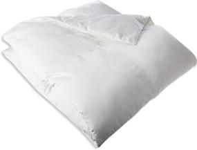 img 2 attached to 🛏️ Blue Ridge Home Fashions 1000 Thread Count Egyptian Cotton Comforloft Down Alternative Comforter - Full/Queen, White - Ultimate Luxury and Comfort for Your Bed