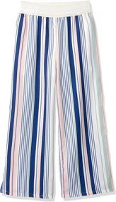 img 1 attached to 👖 Детские брюки и капри Amy Byer Girls' Pull Stripe для девочек