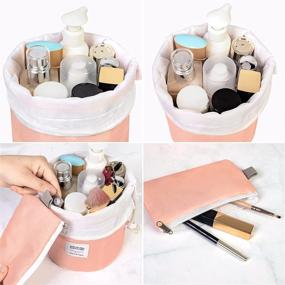 img 1 attached to 💦 Collapsible Multifunctional Organizer for Waterproof Cosmetics