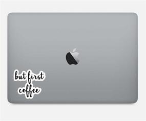 img 1 attached to ☕ But First Coffee - Inspirational Quote Stickers - 2.5'' Vinyl Decal - Ideal for Laptops, Decor, and Windows