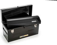 🔧 gearwrench 19" steel tote box: convenient and durable storage solution with tray - black (model 83130) logo