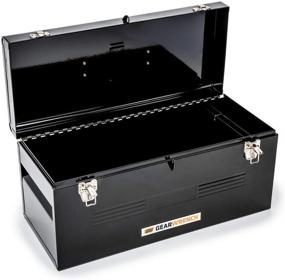 img 2 attached to 🔧 GEARWRENCH 19" Steel Tote Box: Convenient and Durable Storage Solution with Tray - Black (Model 83130)
