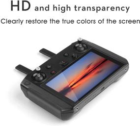 img 2 attached to 📱 2 Pack SEASKYRC HD Tempered Glass Screen Protector for DJI Smart Controller Mavic 2 Pro/Zoom - 9H Hardness, Anti-Scratch, Arc Edge