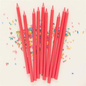 img 1 attached to 🕯️ Slim Birthday Candle Wedding Décor: Perfect Party Supplies for Children's Events