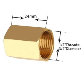 img 3 attached to 🚰 Streamline Your Plumbing with Joywayus Fitting Connector Straight Coupler