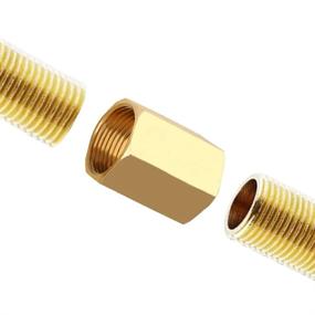 img 1 attached to 🚰 Streamline Your Plumbing with Joywayus Fitting Connector Straight Coupler