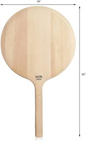 img 1 attached to 🍕 Restaurant-Grade Wooden Pizza Peel by New Star Foodservice: 19x19" Plate, 14" Handle, 33" Overall Length