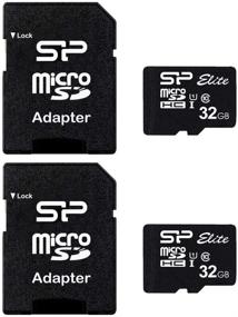 img 4 attached to 📸 High Performance Silicon Power Elite 32GB microSDHC 2-Pack Memory Card with Adapter