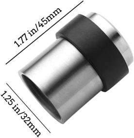 img 3 attached to TPOHH SUS304 Brushed Stainless Cylindrical