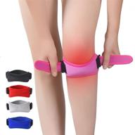 🏋️ wopoky patella tendon knee strap: optimal support for knee pain relief & injury recovery (2 pack) logo