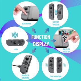 img 1 attached to 🎮 YCCTEAM Wireless Joypad Controller for Switch - Motion Control and Vibration Support