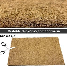 img 2 attached to 🏞️ PURPLE STAR 10 Pack Coconut Fiber Substrate Mat for Reptile Terrariums - Natural 16X10 Inch Coco Liner for Lizards, Chameleons, Turtles, Snakes, Bearded Dragons, and Iguanas