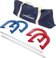 gosports regulation horseshoes game set - 4 horseshoes, 2 stakes, and carrying case included логотип