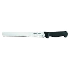 img 1 attached to 🔪 Нож Dexter-Russell Basics P94804B 10" с зазубренным лезвием/для хлеба: универсальный инструмент с черной рукоятью из полипропилена