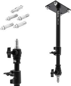 img 4 attached to 📸 Selens Photography Studio Wall Mount: Versatile Boom Arm for Monolights, Umbrellas, Reflectors, and Overhead Setups